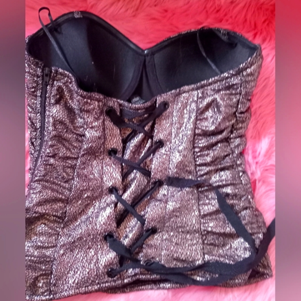 GUESS lacing bustier